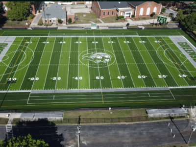 Pride Field: The turning of the turf