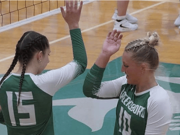 Volleyball team ranked No. 1