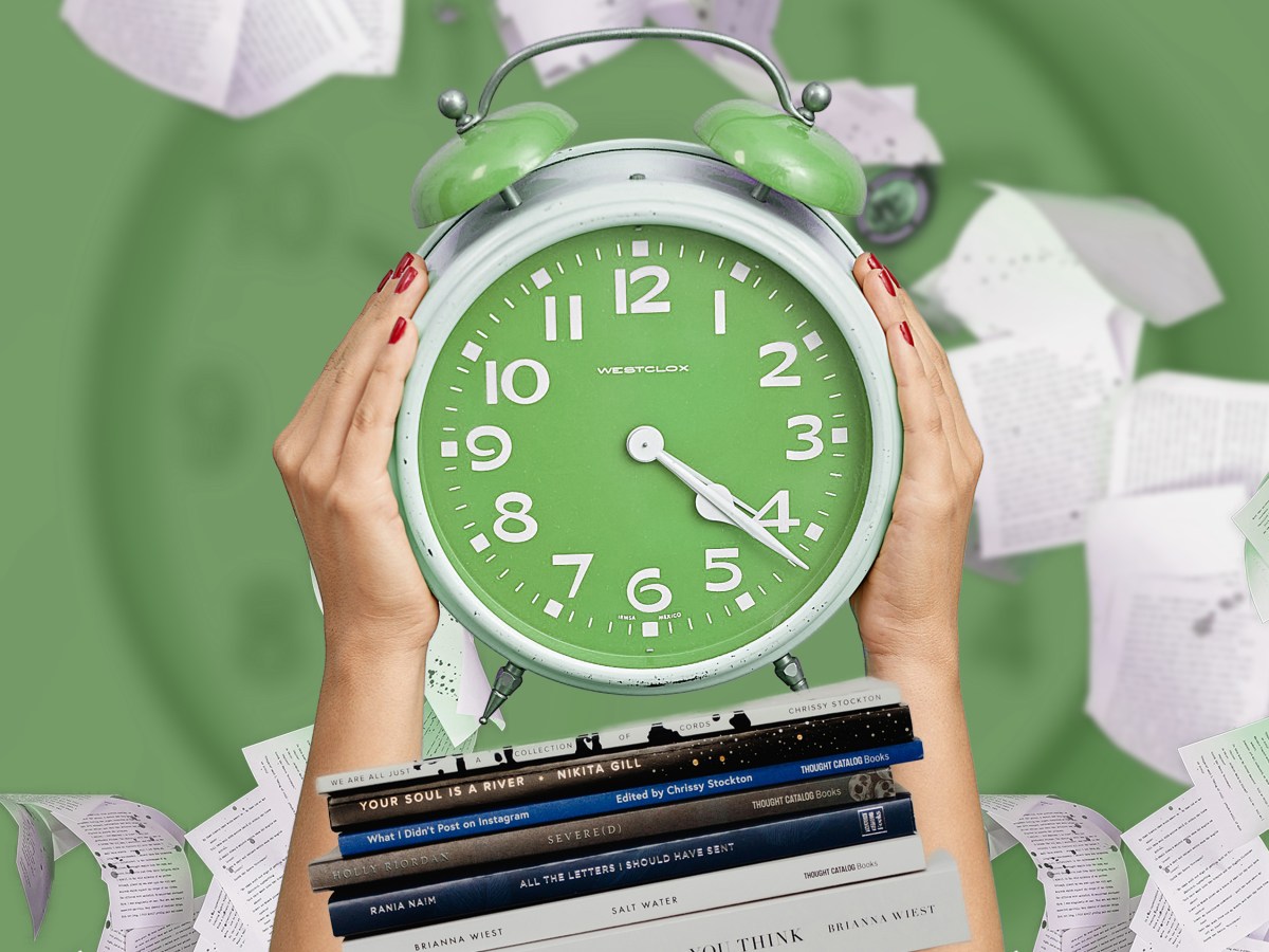 A clock out the window: Balancing work and school